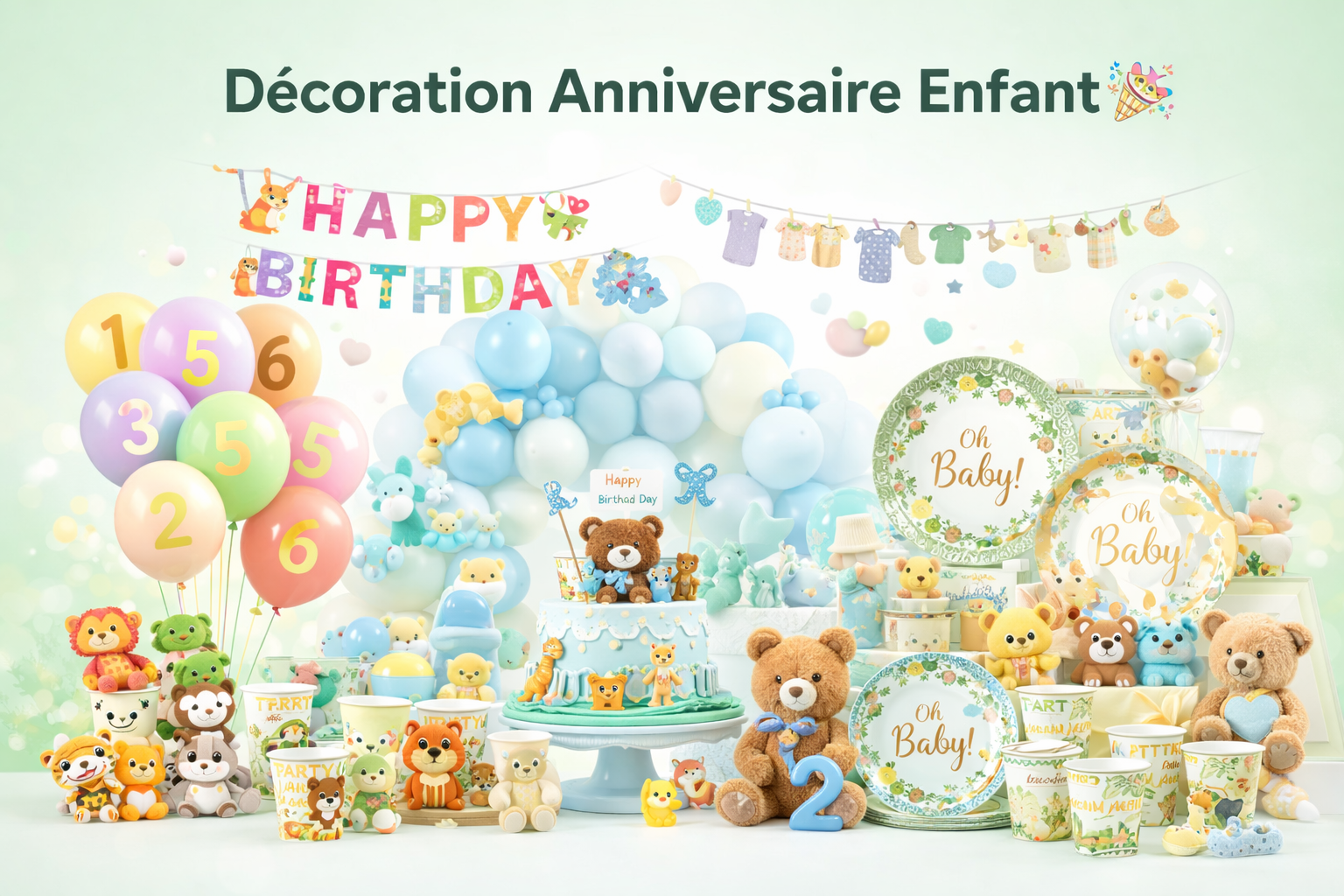Décoration Anniversaire Enfant 🎉