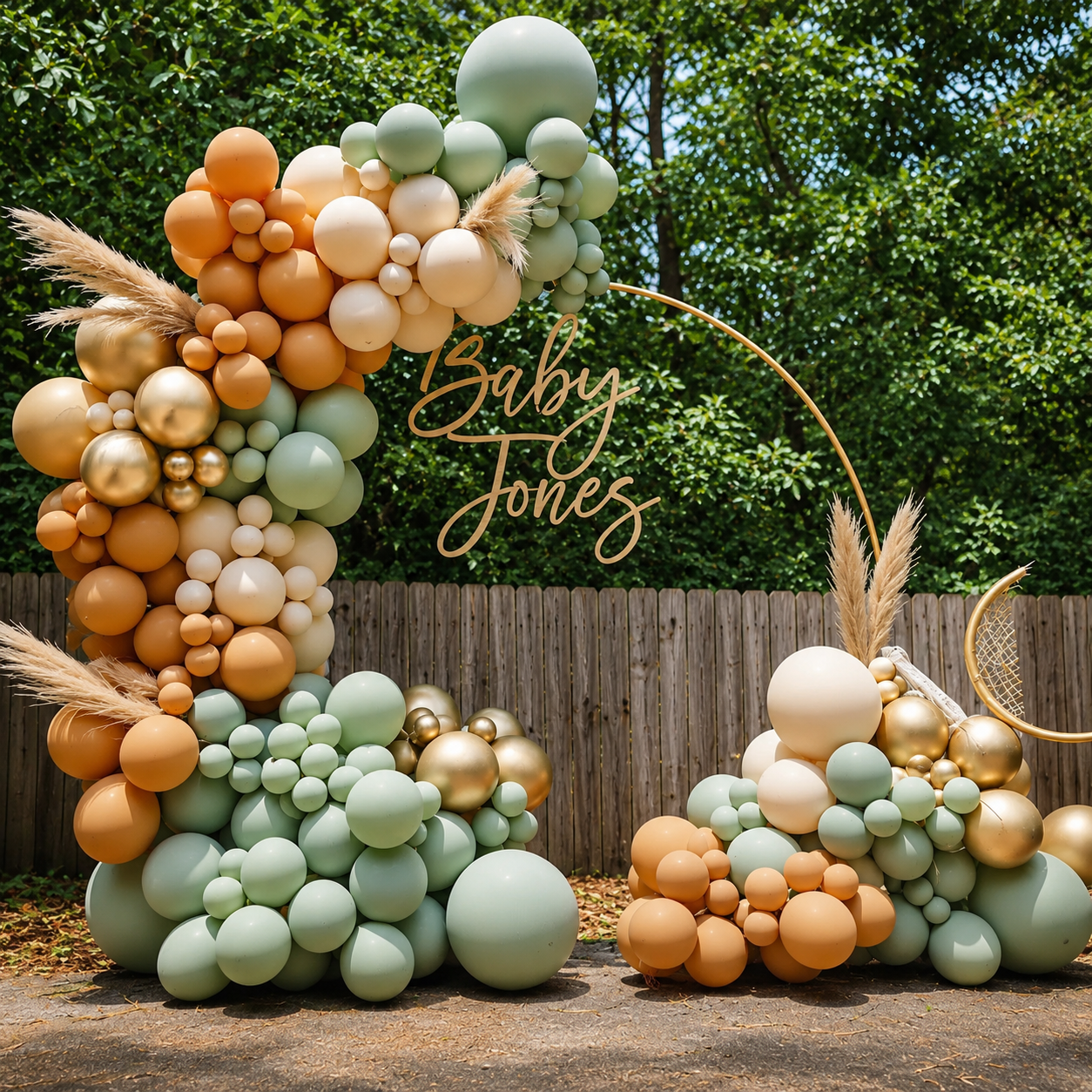 Kit Arche de Ballons Jungle Safari – Décoration Anniversaire Bébé & Enfant – Thème Animaux