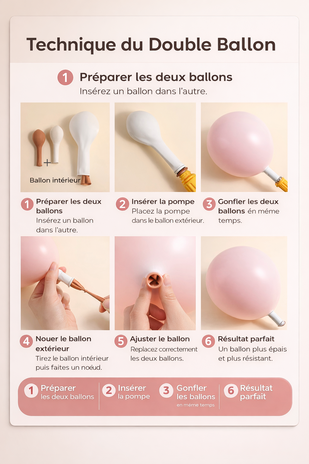 Kit Arche de Ballons Bohème 120 Pièces – Marron, Beige, Nude & Rose | Décoration Baby Shower, Mariage, Anniversaire