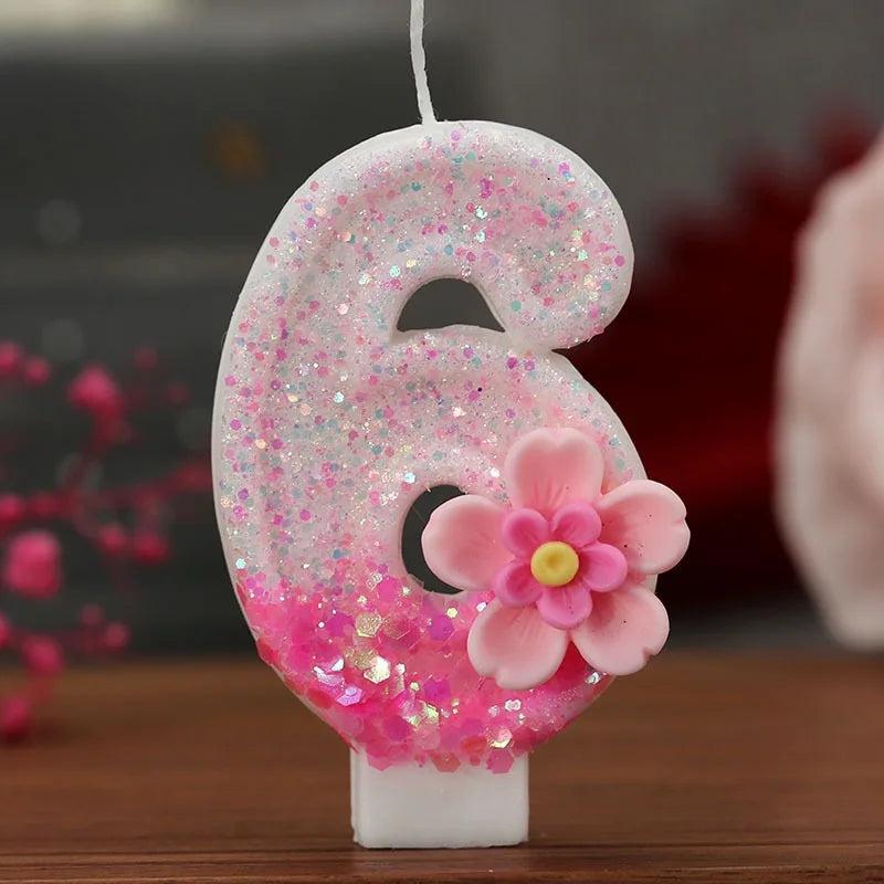 Bougie Anniversaire Numéro Élégante – Décoration de Gâteau
