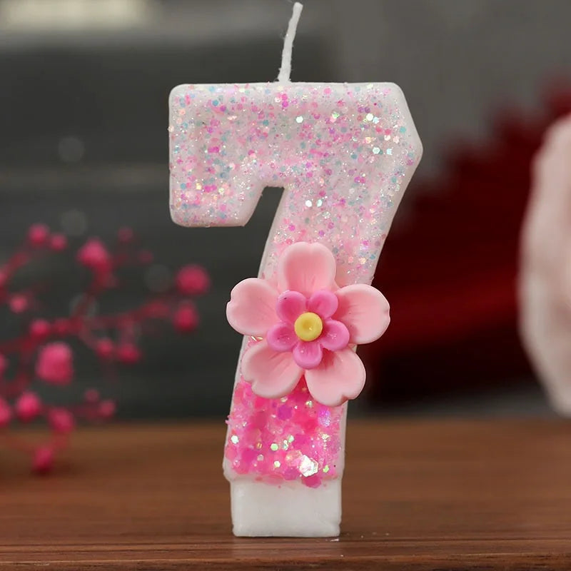 Bougie Anniversaire Numéro Élégante – Décoration de Gâteau