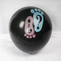 Ballon Géant Révélation du Genre 36" – Boy or Girl Noir | Baby Shower