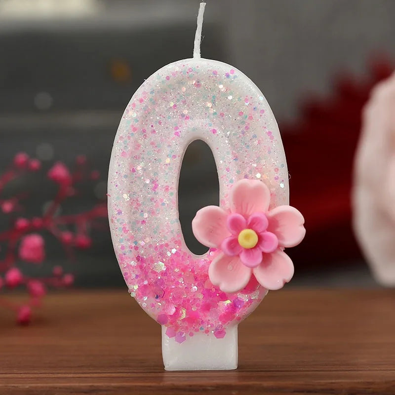 Bougie Anniversaire Numéro Élégante – Décoration de Gâteau