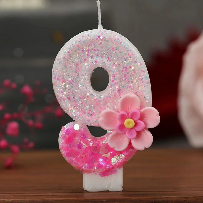 Bougie Anniversaire Numéro Élégante – Décoration de Gâteau